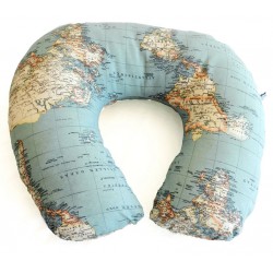 Cojin de lactancia mapamundi