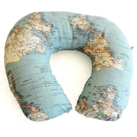 Cojin de lactancia mapamundi