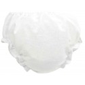 cubre pañal braguita en blanco