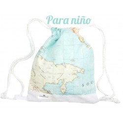 Bolsa Merienda Bebe Mapamundi