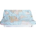 Funda cambiador bebe 80x50 mapamundi
