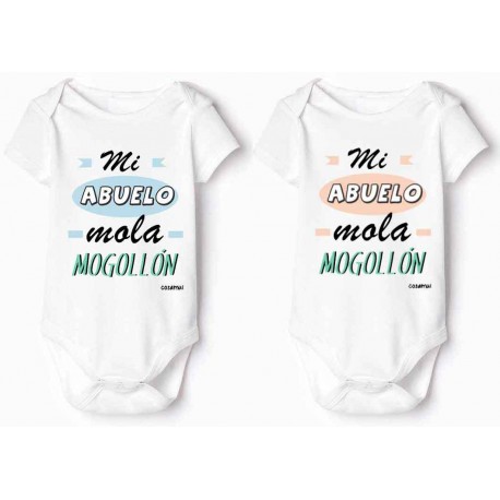 body bebé personalizado mi abuelo mola mogollón