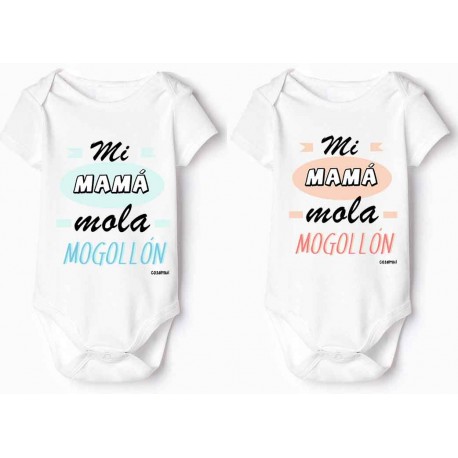 body bebé personalizado mi mamá mola mogollón