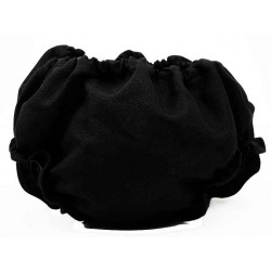 Cubrepañal braguita bebe color negro