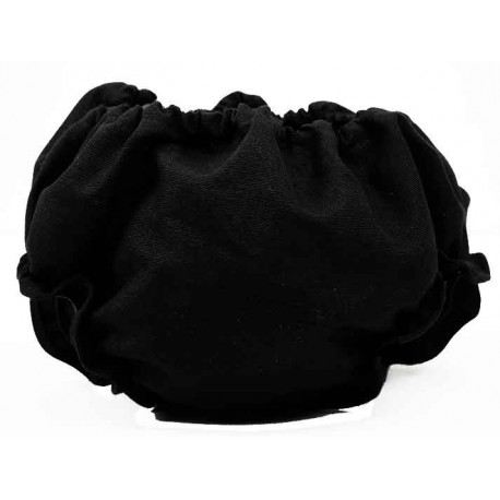 Cubrepañal braguita bebe color negro