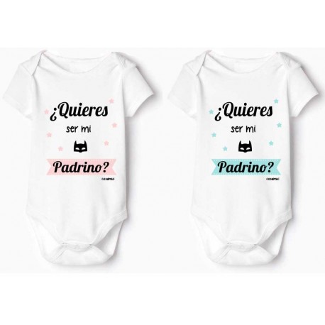 bodys bebé personalizado con frases divertidas Padrino
