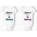 bodys bebé personalizado con frases divertidas Madrina
