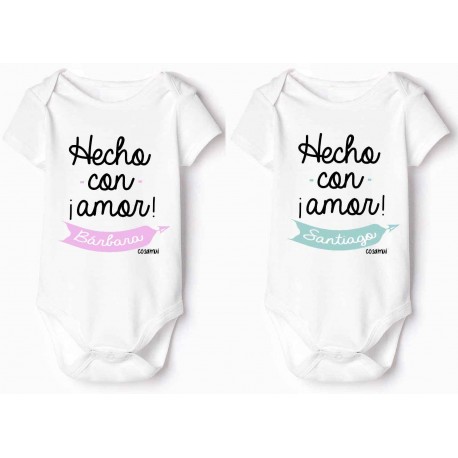 bodys para bebé personalizado con nombre bebe