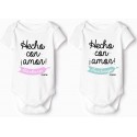 bodys para bebé personalizado hecho con amor
