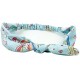 turbante para bebé Unicornio azul