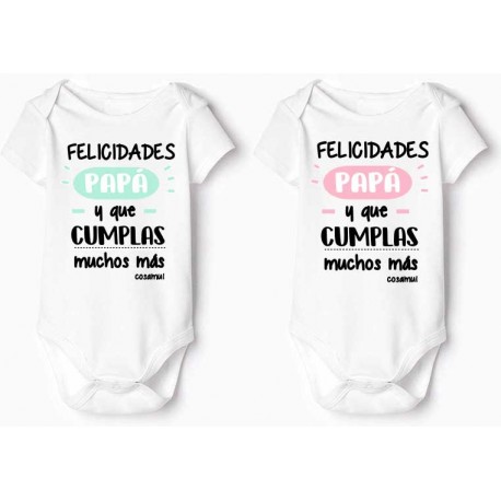 bodys bebé original Felicidades papá