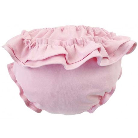 Culotte braguita con volante rosa