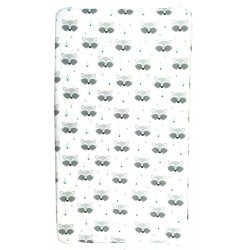 Funda cambiador bebe 80x50 panda rosa