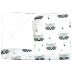 manta para bebé mapache tipi