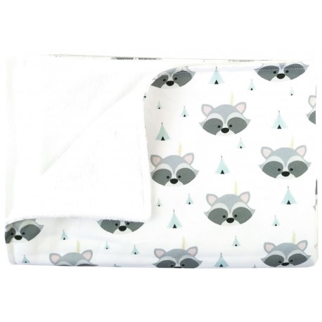 manta para bebé mapache tipi