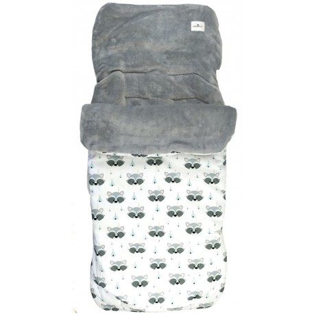 Saco universal carrito bebe mapaches tipi