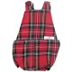 Peto bebé espalda abierta escocés rojo