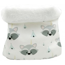 Cuello bebé mapaches tipi