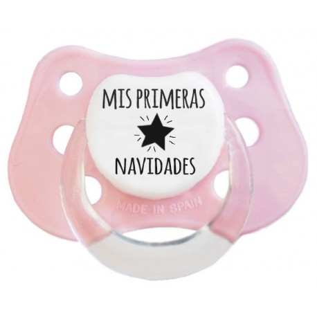 Chupete bebé Mis primeras navidades