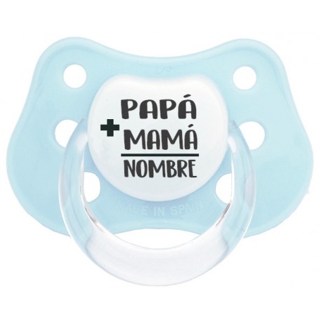 Chupete bebé mamá papá bebé