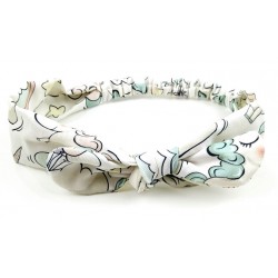turbante para bebé unicornios