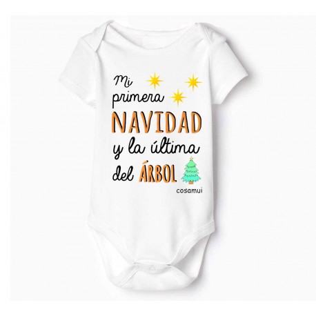 Body bebe niño y niña mi primera navidad