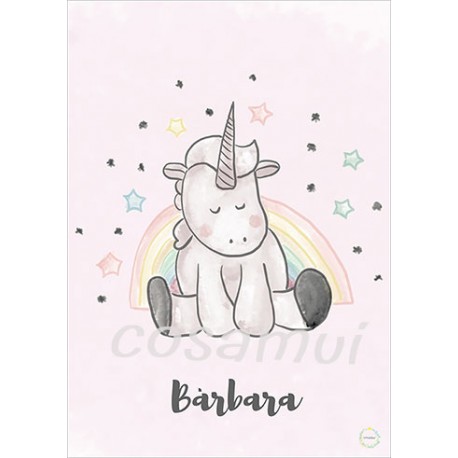Laminas decorativas unicornio star