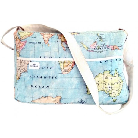 Bolso carrito mapamundi