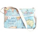Bolso carrito mapamundi