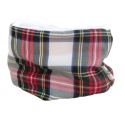 Braga cuello bebé niño niña escoces rojo