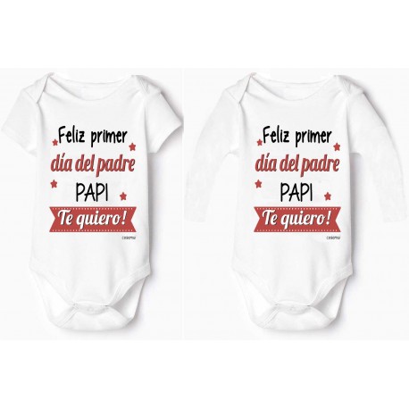 Body bebe primer dia del padre