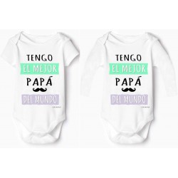 Body bebe PAPA mejor del mundo 