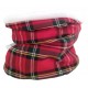 Braga cuello niño niña escoces rojo
