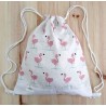 Mochilas infantil o adulto flamencos pineapple