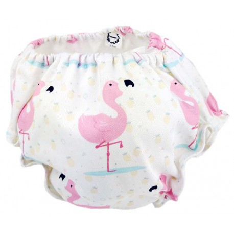 culote bebé flamencos pineapple