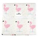 Cambiador plegable de viaje flamencos pineapple