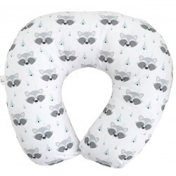 Cojín de lactancia mapaches tipi