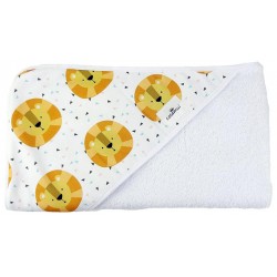 Toalla capa de baño bebé lion king