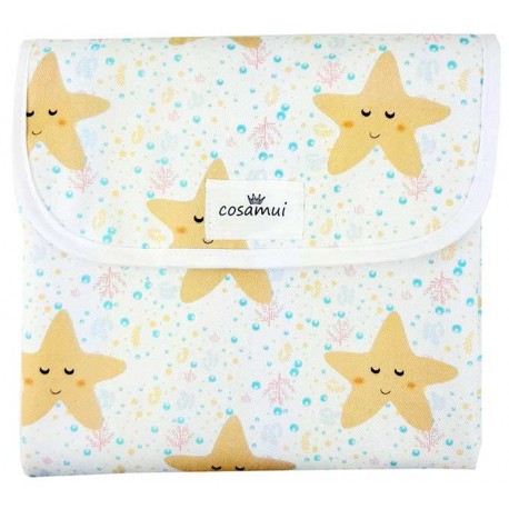 Cambiador plegable de viaje estrella mar