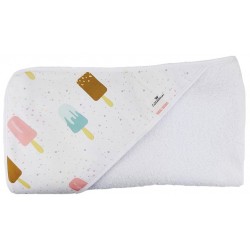 Toalla capa de baño bebé icecream