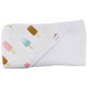 Toalla capa de baño bebé icecream