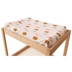 Funda cambiador bebe 80x50 icecream