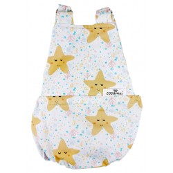 Peto bebé espalda abierta estrellas mar