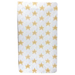 Funda cambiador bebe 80x50 estrella mar