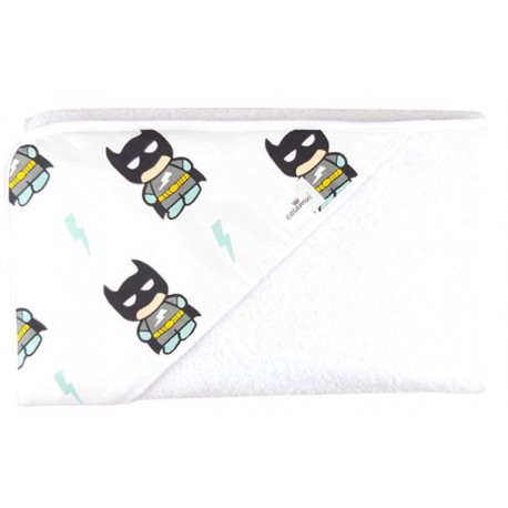 Toalla capa de baño bebé niño cos hero