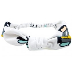 turbante bebé pelo niña hero