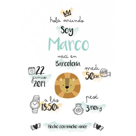 Laminas personalizada lion king