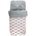 Saco universal silla paseo bebe new panda rosa