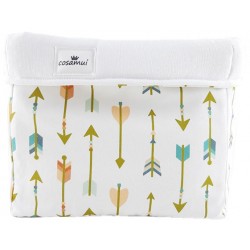 cesto de almacenaje flechas pastel