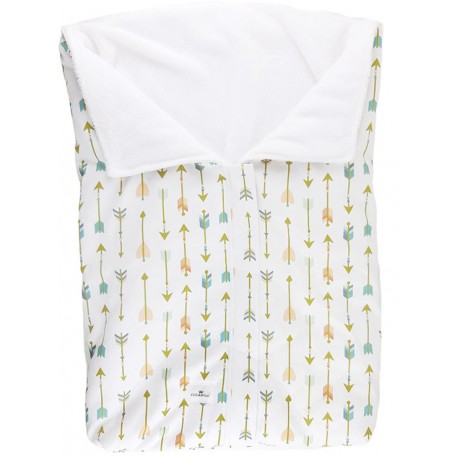 Arrullo o saco dormir capazo flechas pastel